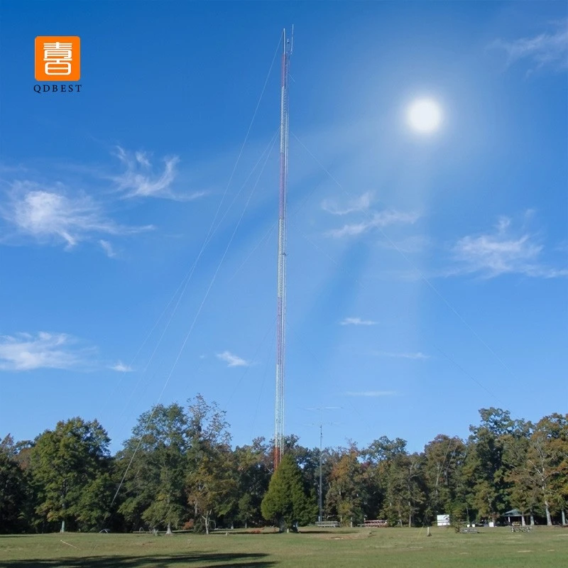Guyed Wire Steel Tower for Telecom